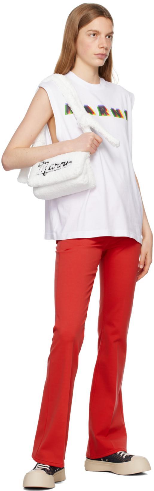 MARNI Black Smooth Leather Sneakers