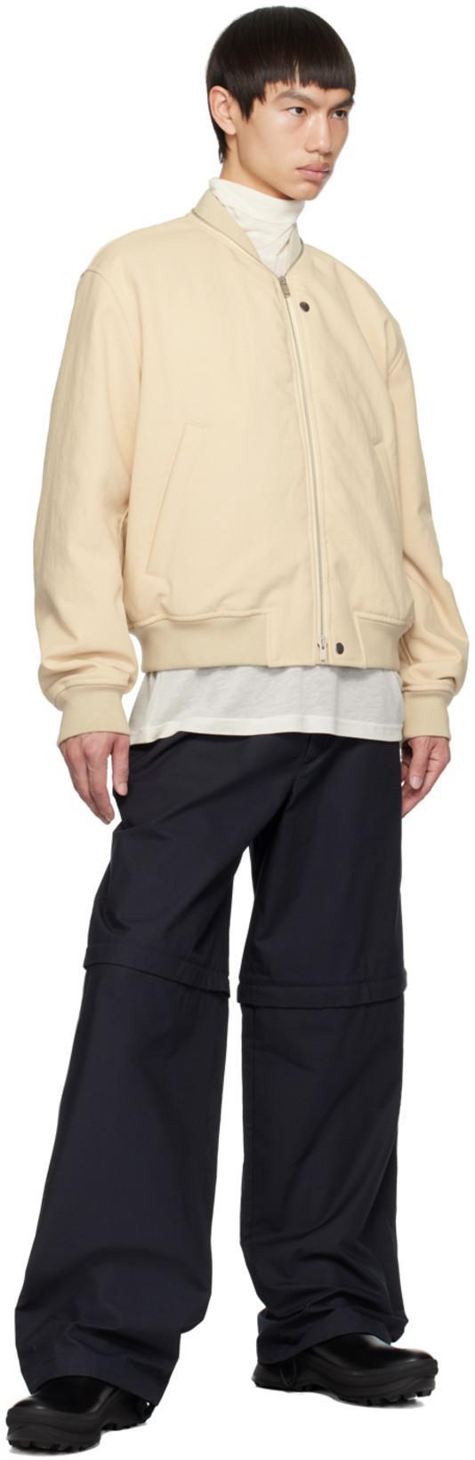 JIL SANDER Man Ankle Boots Black Size 12 Soft Leather