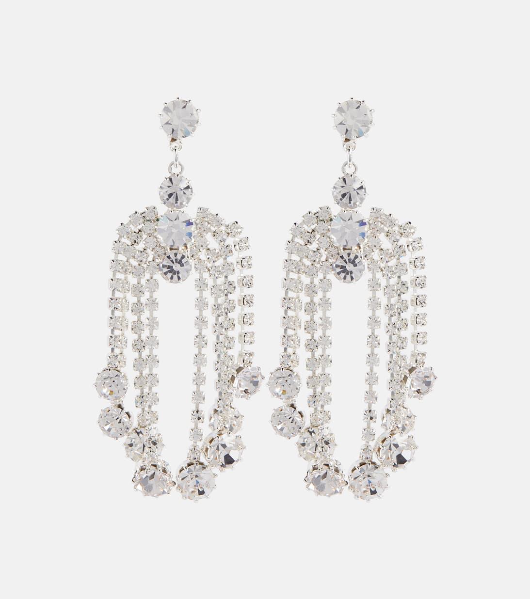 MAGDA BUTRYM Leila Crystal-embellished Box Clutch In Black