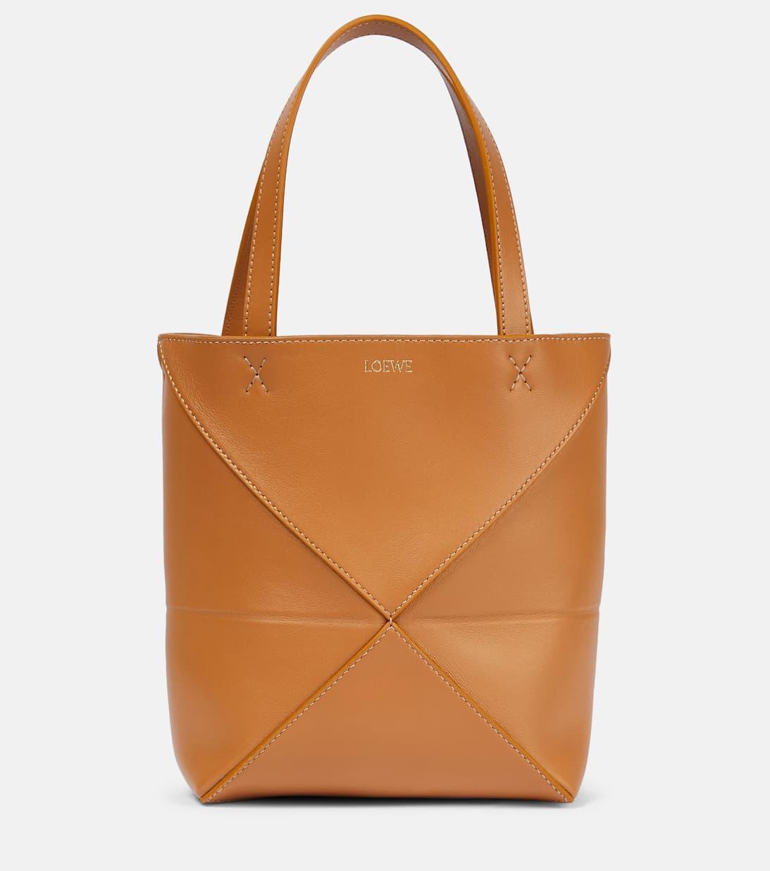 LOEWE Women's Medium Puzzle Fold Tote Bag In Brown