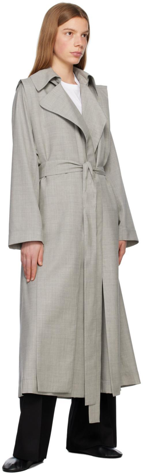 THE ROW Barrie Wide-leg Wool Pants In Black