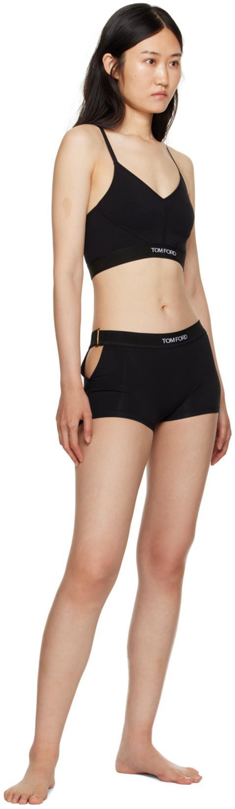 TOM FORD Stretch-modal Jersey Soft-cup Triangle Bra In Black