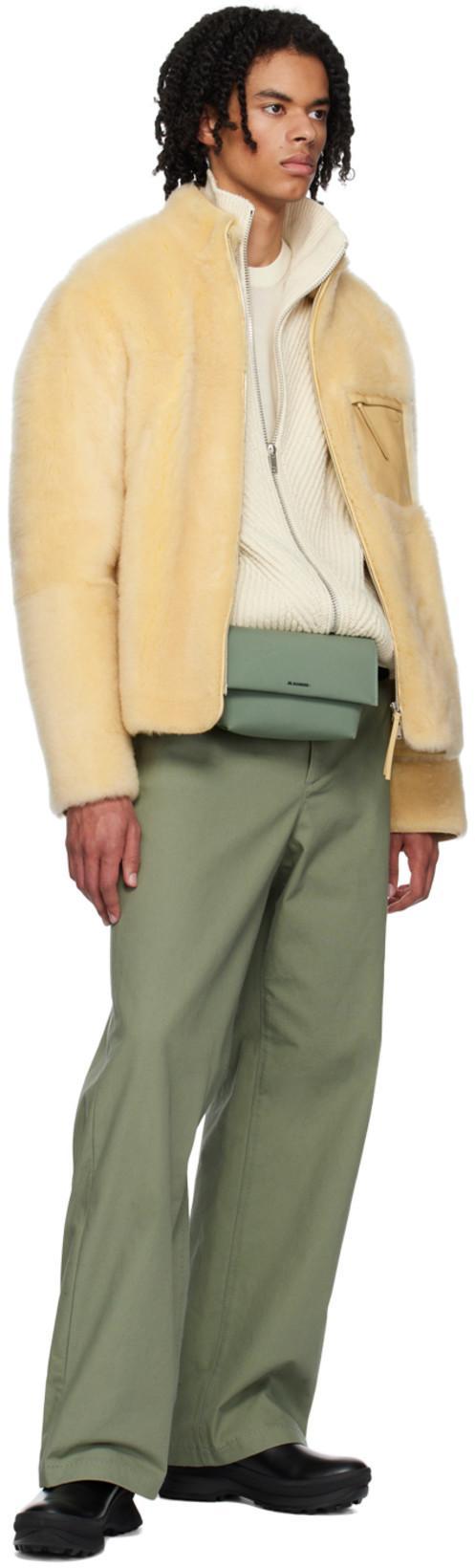 JIL SANDER Man Ankle Boots Black Size 12 Soft Leather