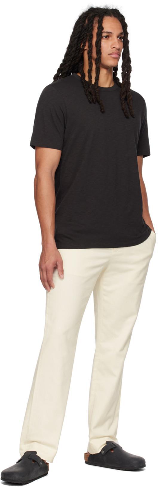 THEORY Cotton Luxe S/s T-shirt In Black