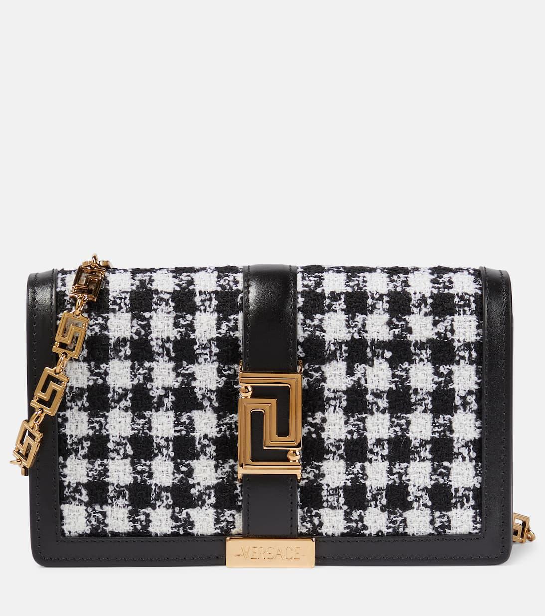 VERSACE Rolled High-rise Midi Skirt In 1b000 Black