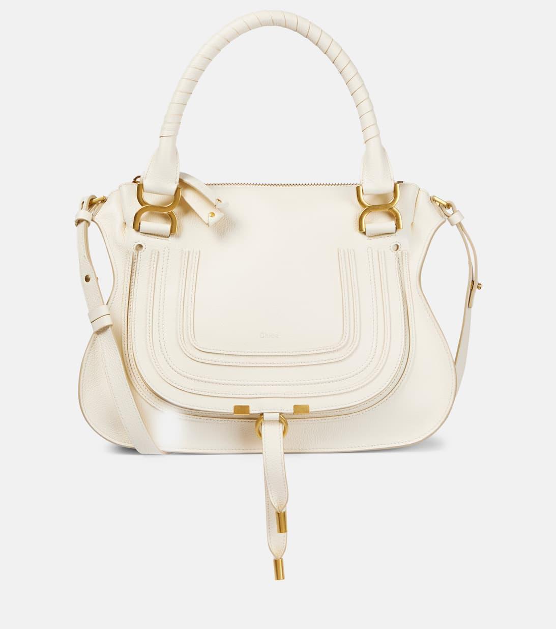 CHLOÉ Mid-rise Straight Linen Pants In White