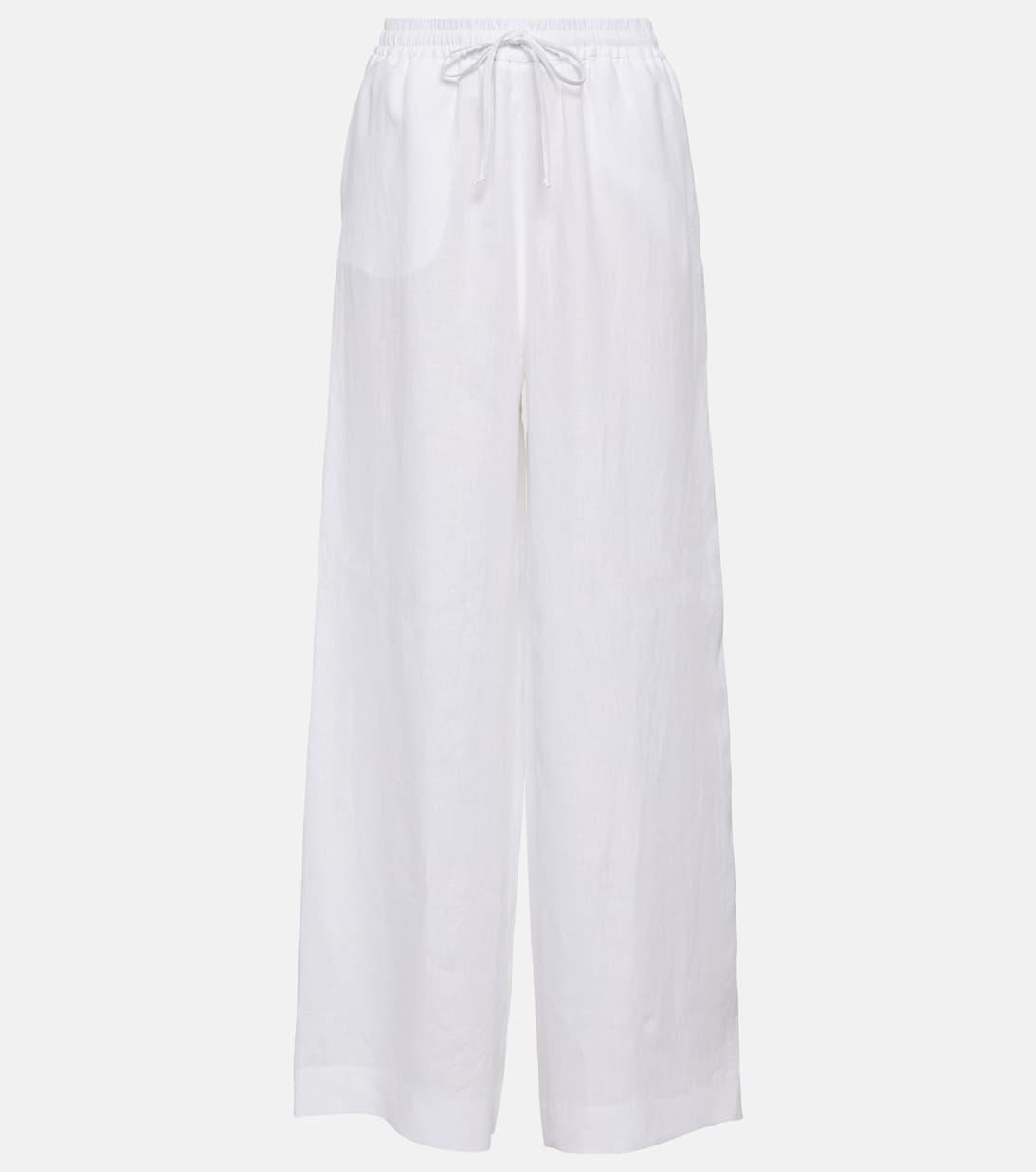 THE ROW Canal Leather Slip-on Loafers In Milk