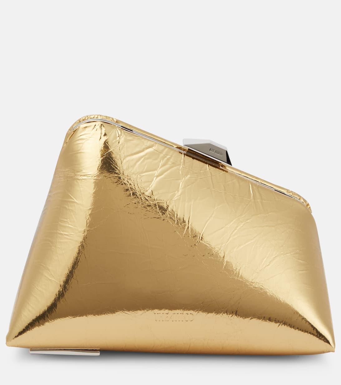 ATTICO 105mm Cheope Faux Leather Thigh Boots In Nero