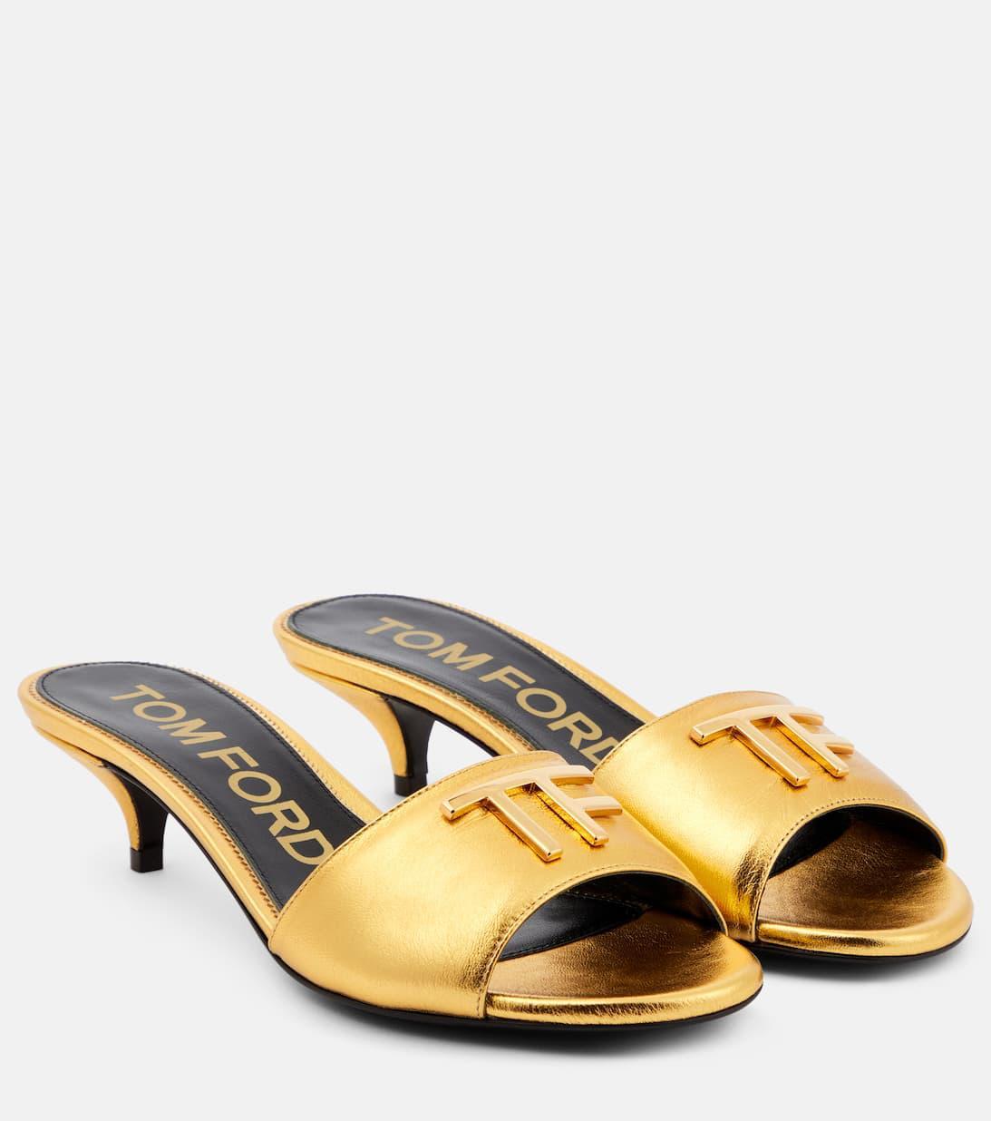 TOM FORD Lurex® Maxi Dress In Brown