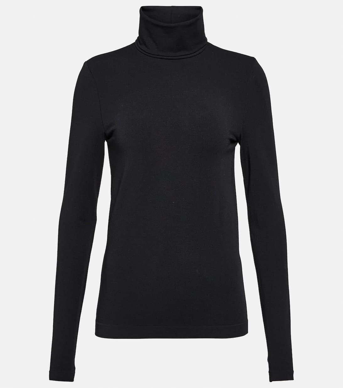 WOLFORD Aurora Close Fit Turtleneck Knitwear In Burgundy