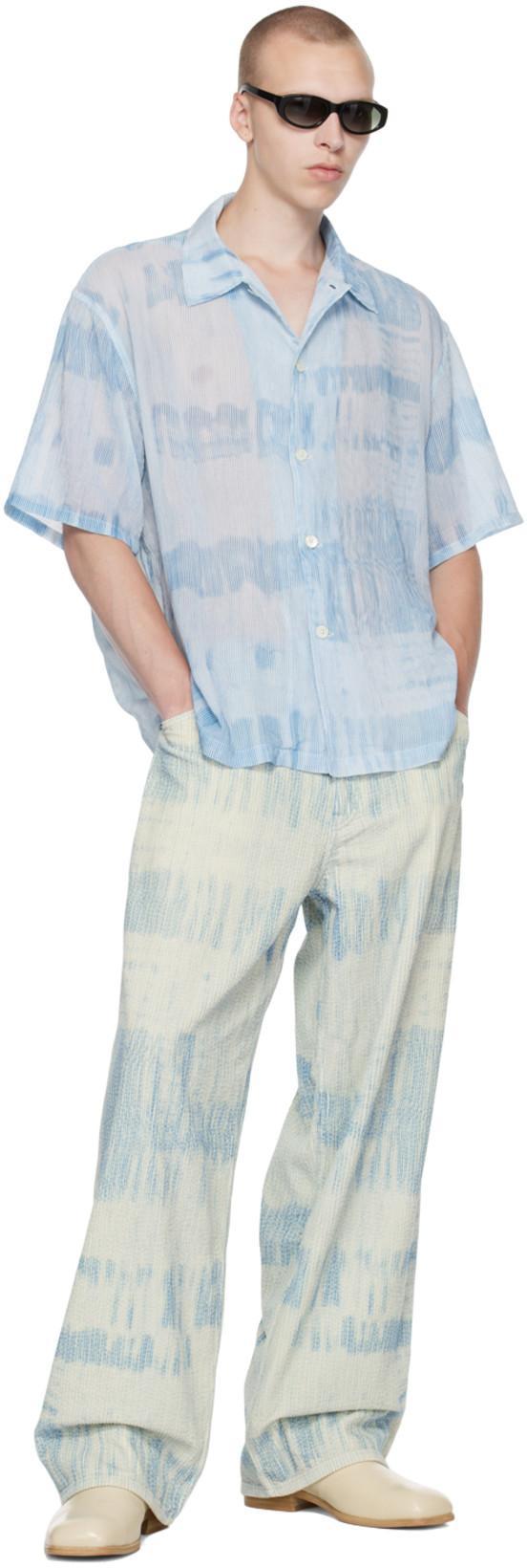 OUR LEGACY Beige Michaelis Boots In Dusty White Leather