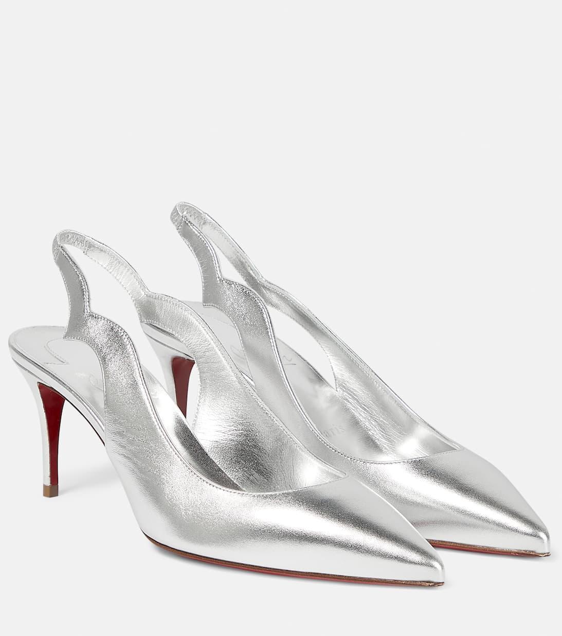 CHRISTIAN LOUBOUTIN Paloma Clutch In Leather With Loubinthesky Spikes In Black