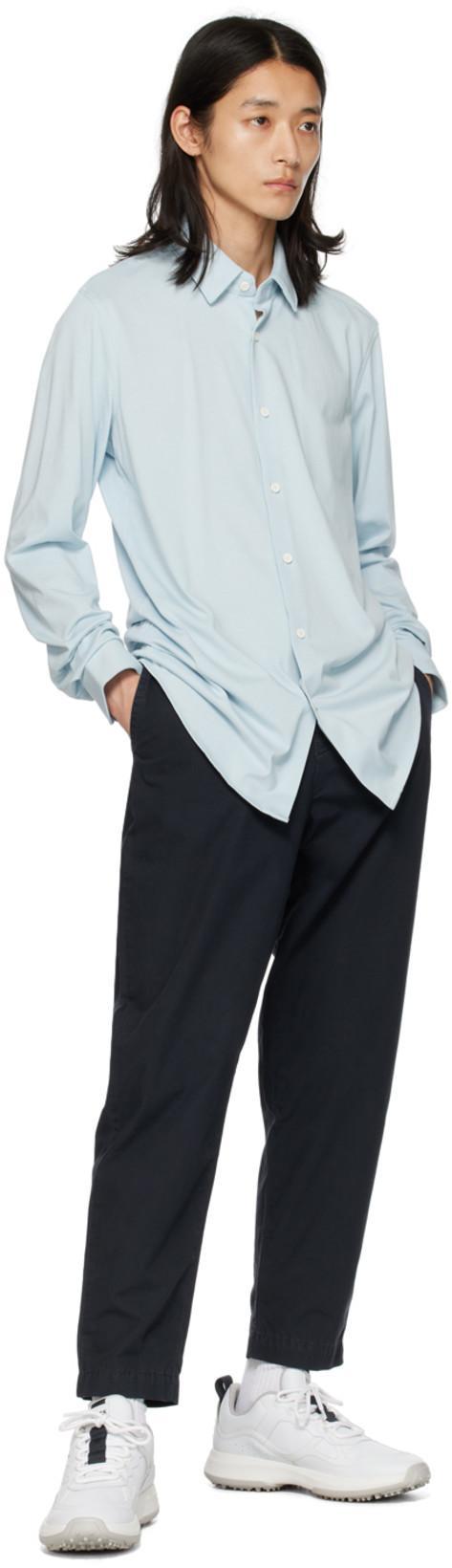 HUGO BOSS Slim-fit Shirt In Printed Performance-stretch Jersey In Neutral