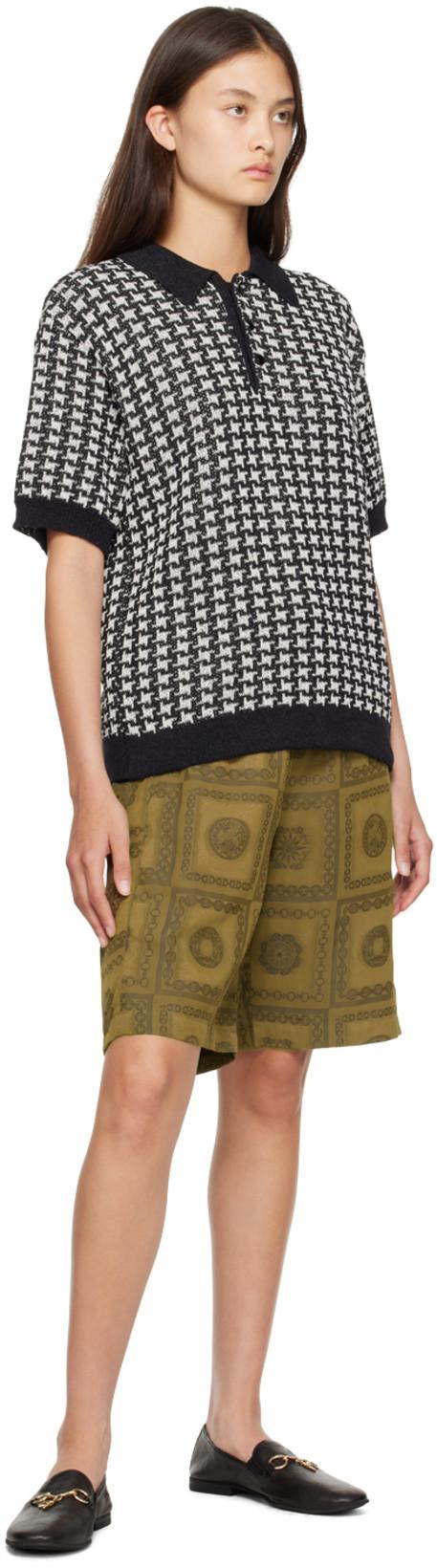 NEEDLES Khaki Graphic Shorts In A-olive