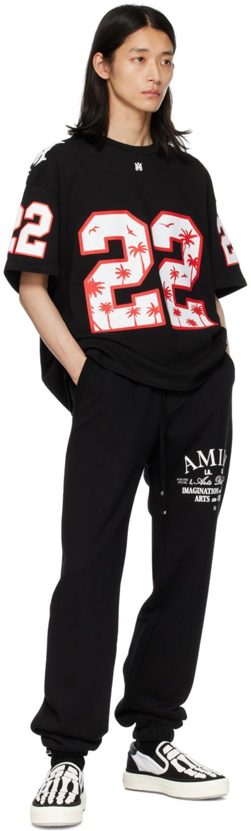 AMIRI Logo Printed Drawstring Sweatpants In Multicolor