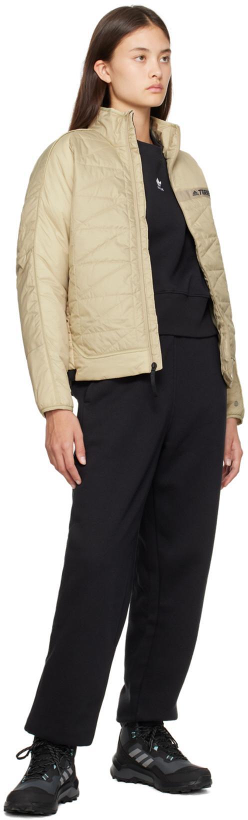 ADIDAS ORIGINALS Essentials Fleece Long Oversized Crew Sweatshirt In Black