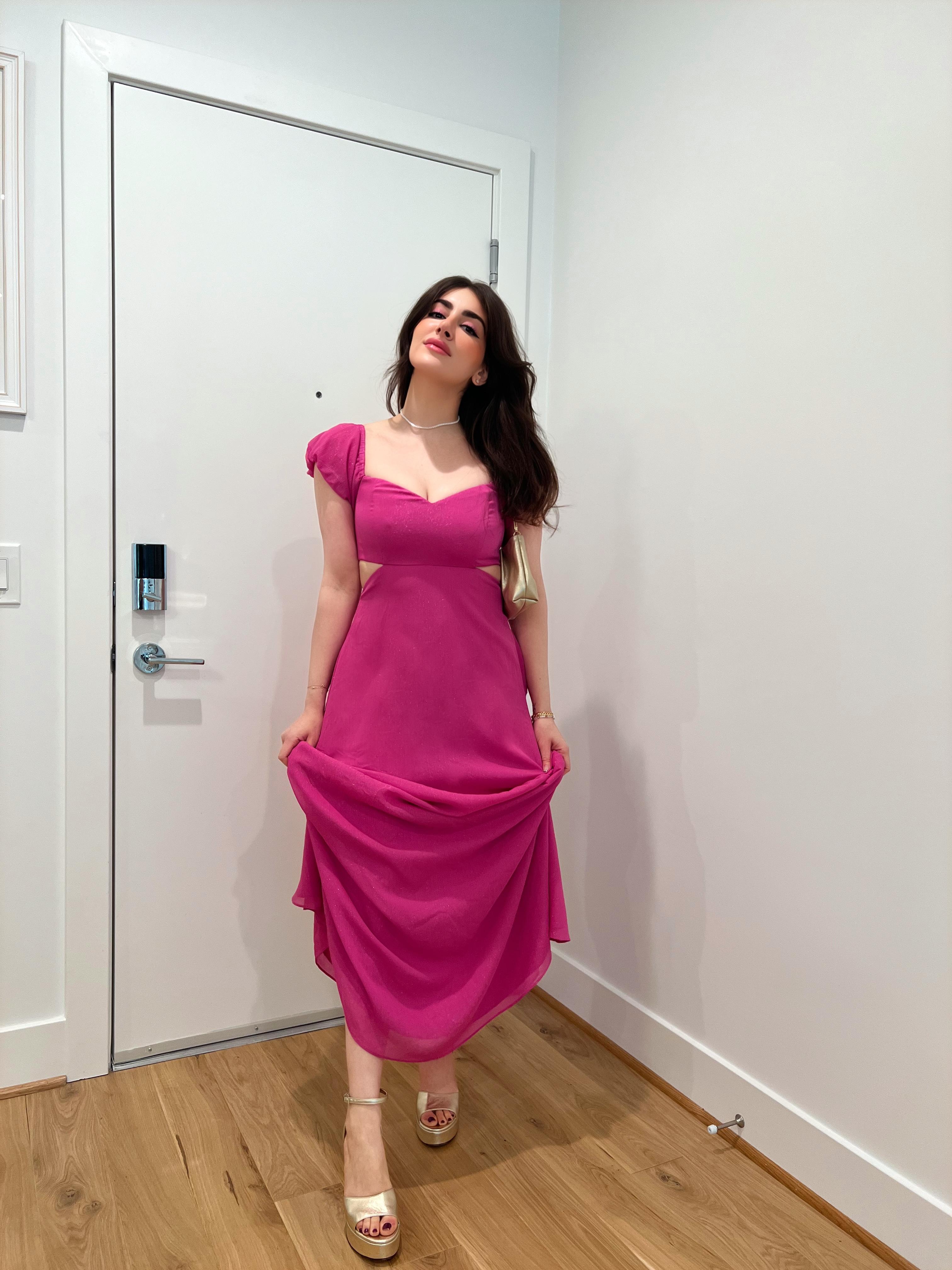 DOLCE & GABBANA Maria Medium Sequinned Satin Clutch Bag In Gold