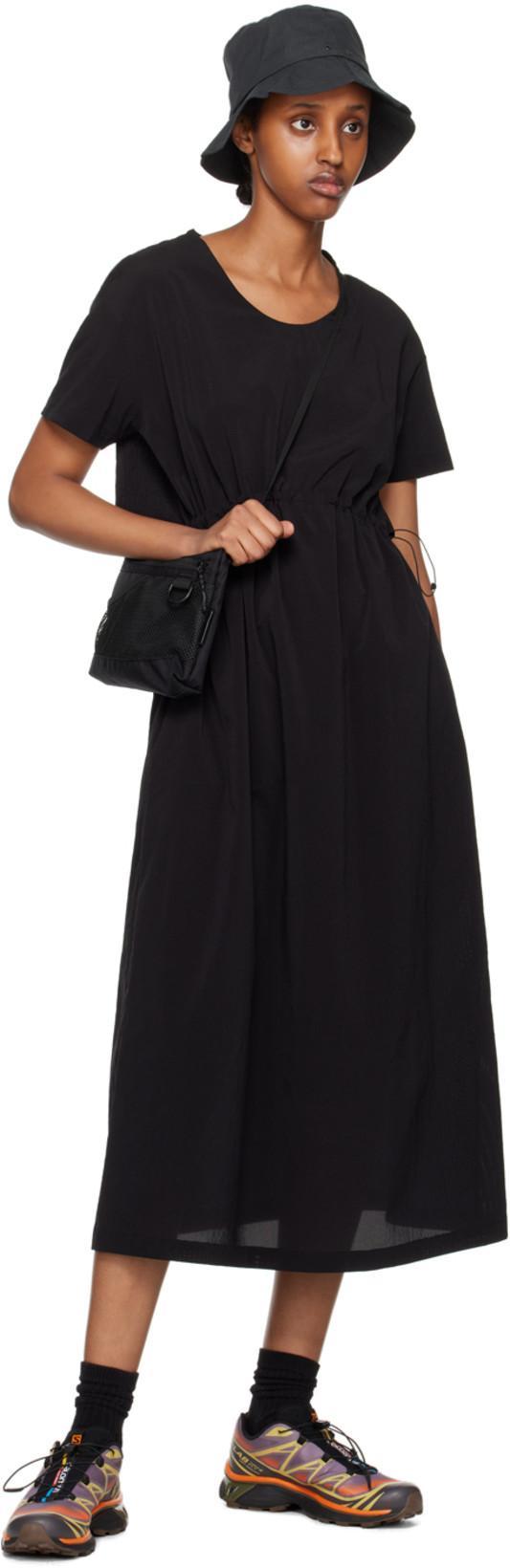 SNOW PEAK Black Takibi Beach Hat In Bk Black