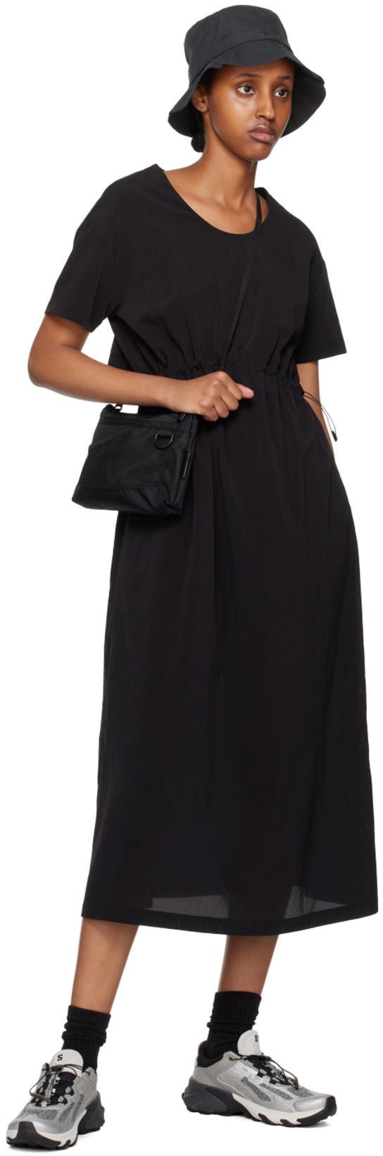 SNOW PEAK Black Takibi Beach Hat In Bk Black