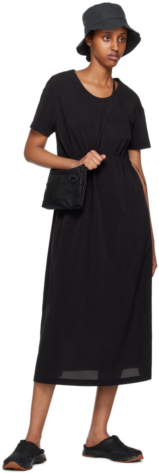 SNOW PEAK Black Takibi Beach Hat In Bk Black