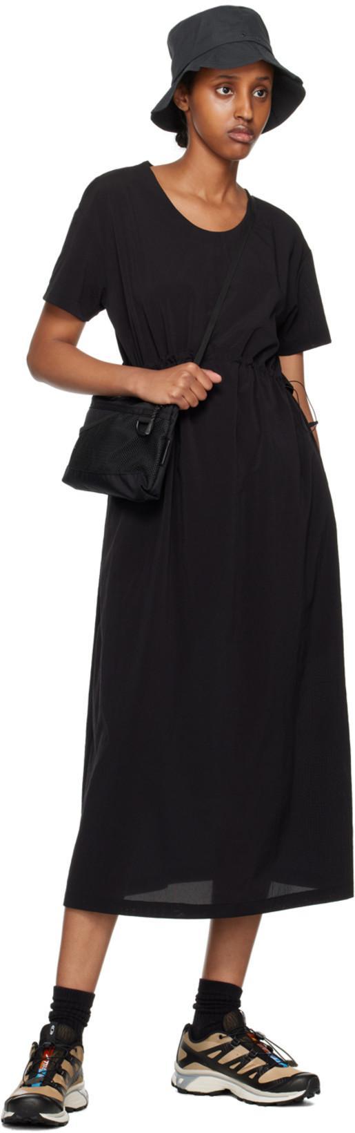 SNOW PEAK Black Takibi Beach Hat In Bk Black