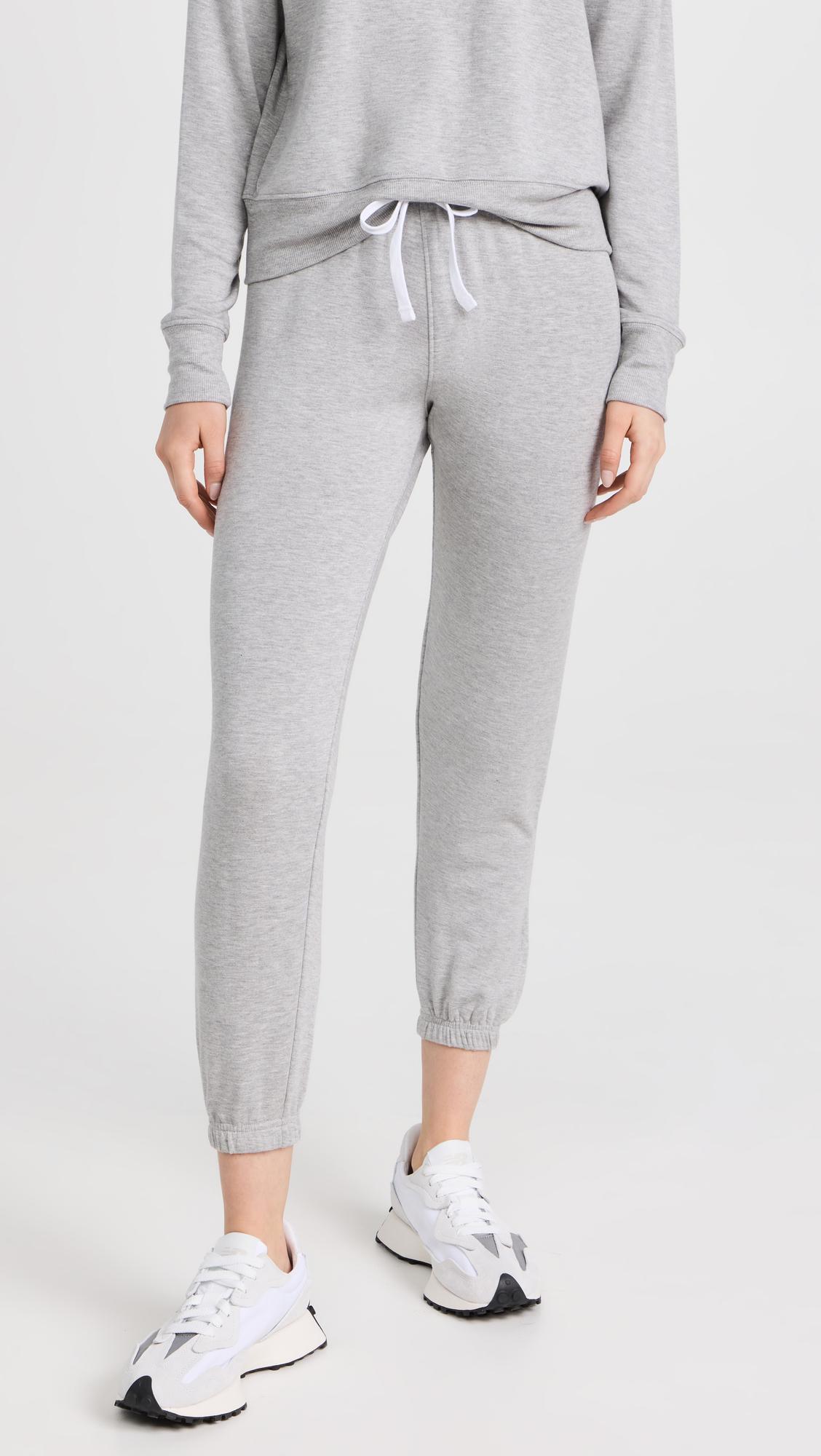 SPLITS59 Sonja Fleece Sweatpants In Heather Grey