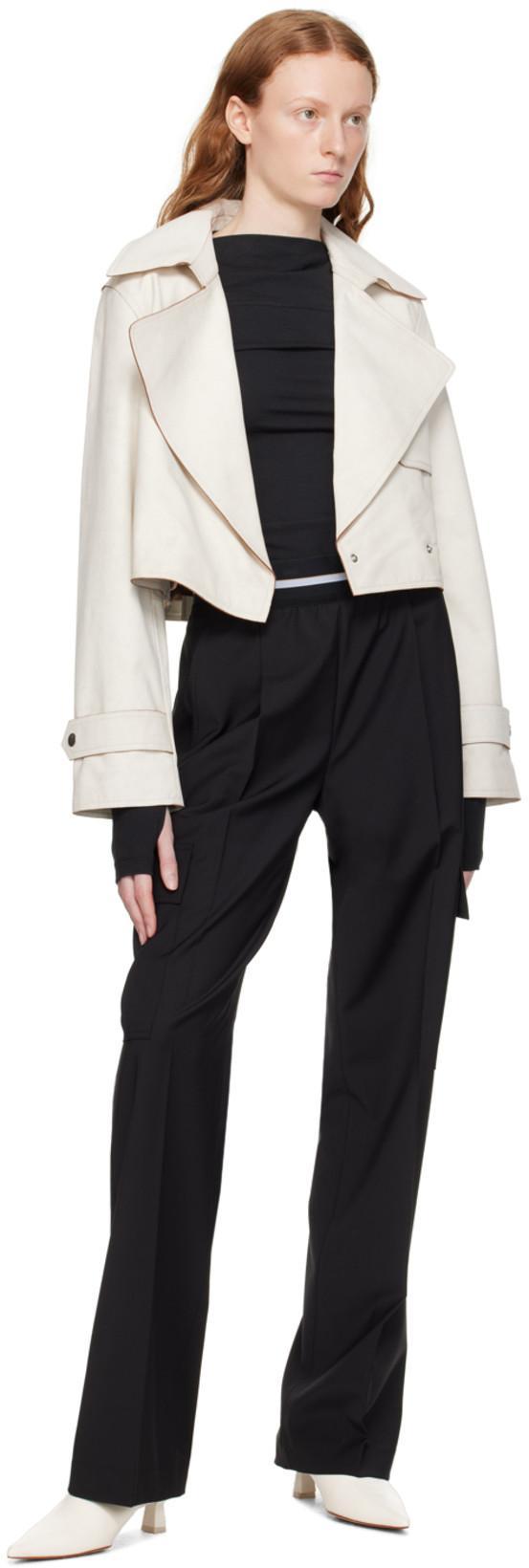 HELMUT LANG Black Slit Long Sleeve T-shirt In Black - 001