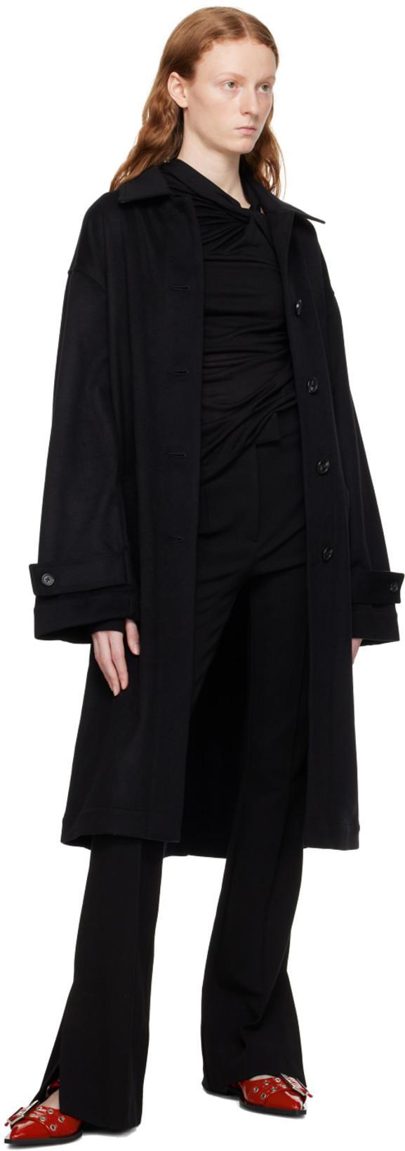 GANNI Feminine Buckle Patent Slingback Sandals In Red