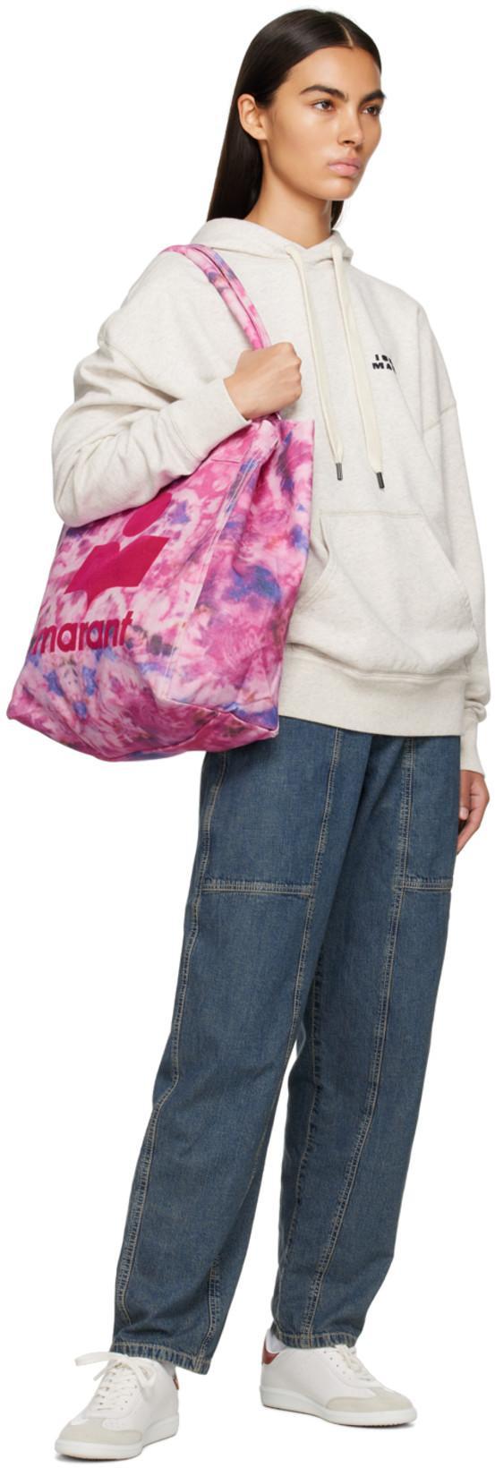 ISABEL MARANT Beth Velcro Strap Leather Sneakers In Beige