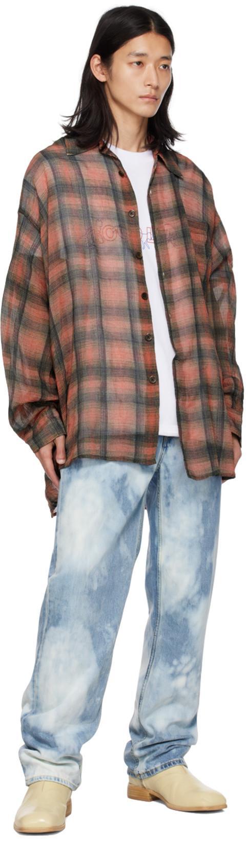 OUR LEGACY Beige Michaelis Boots In Dusty White Leather