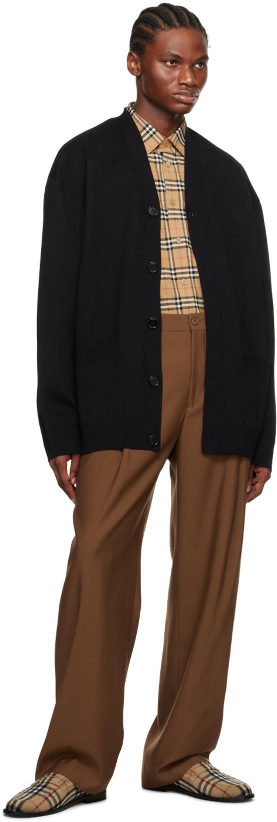 BURBERRY Shirt With Vintage Check Pattern In Neutral