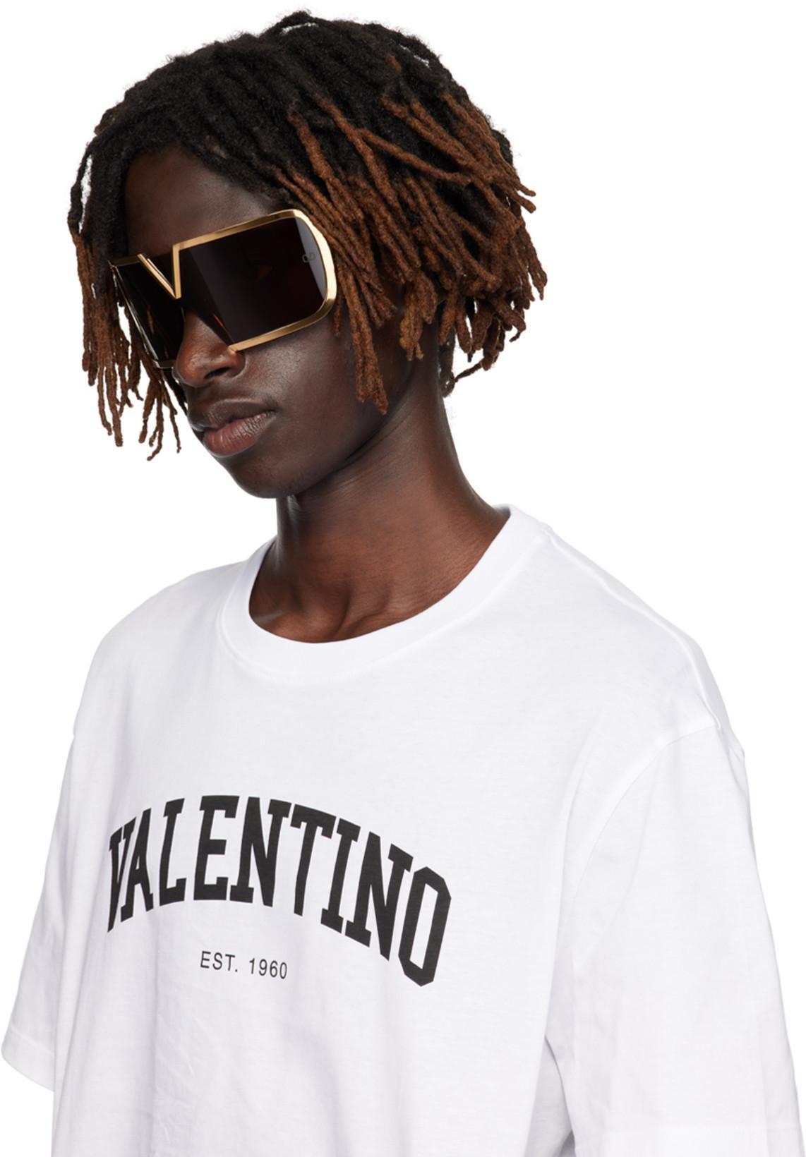 VALENTINO Cotton Crew-neck T-shirt In White
