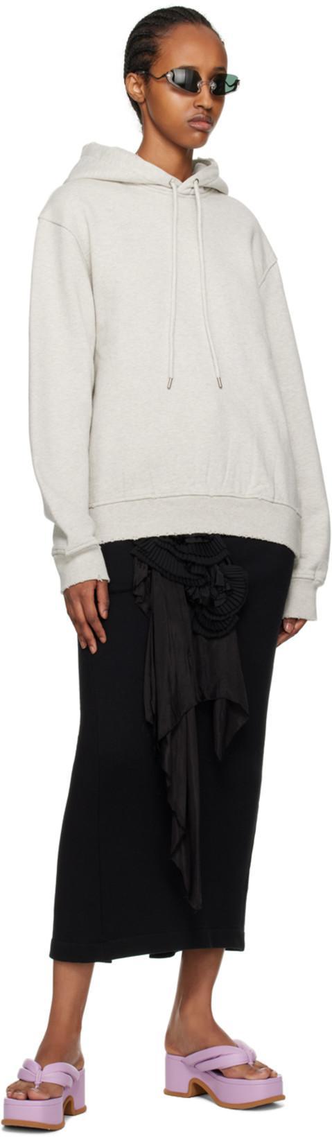 DRIES VAN NOTEN Leather Platform Thong Sandals In 403 Lilac