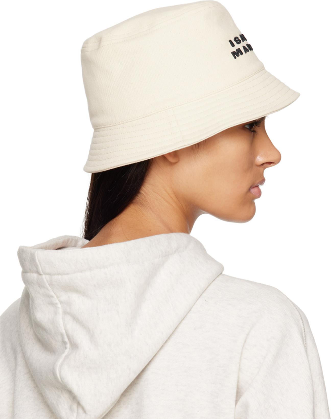 ISABEL MARANT "haley" Hat In Powder