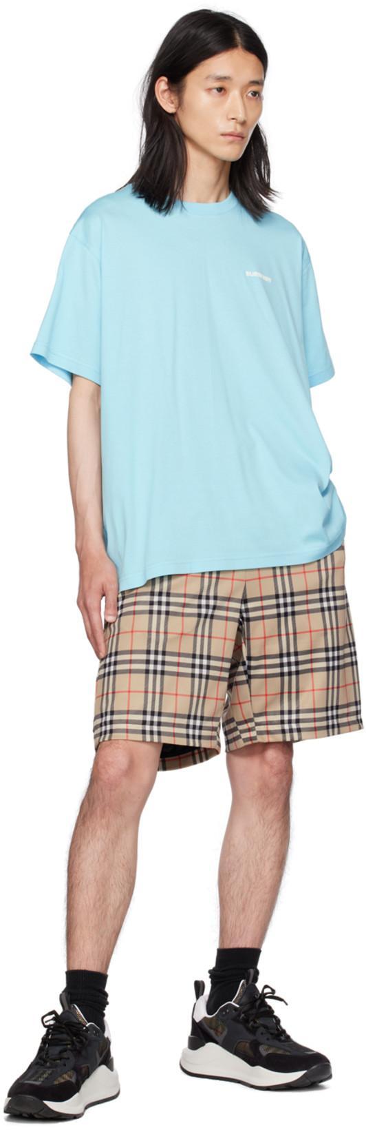 BURBERRY Check-print Mesh-detail Sneakers In Black