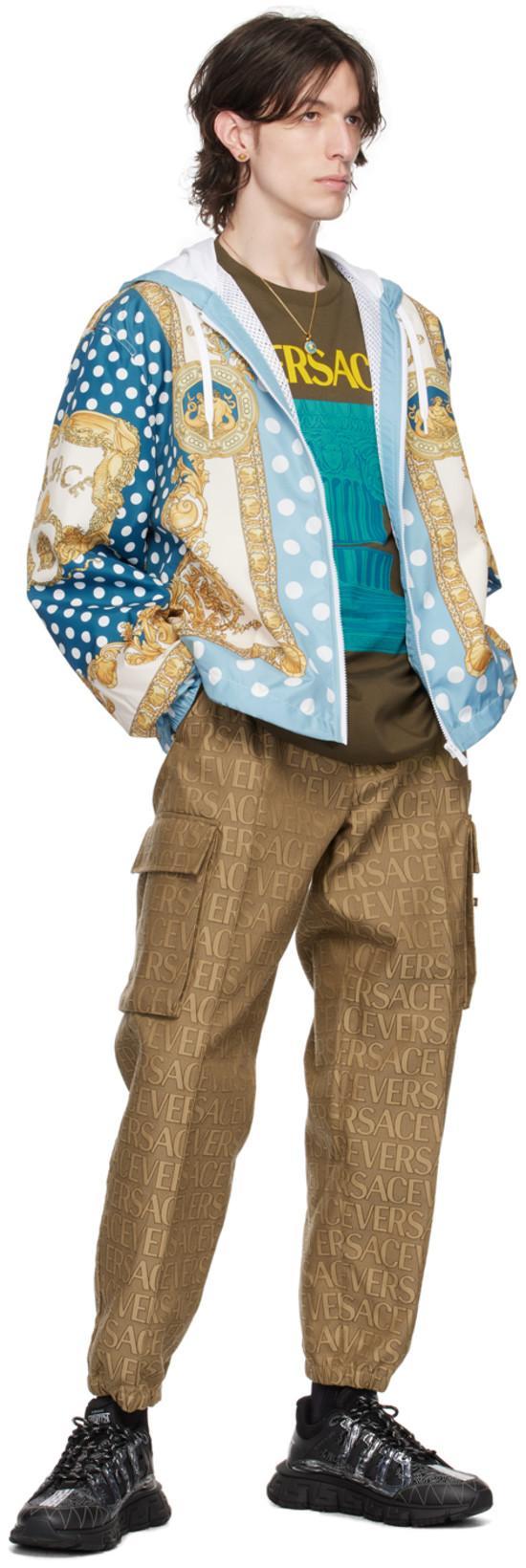 VERSACE Medusa Barocco Brass Ring In Multicolor