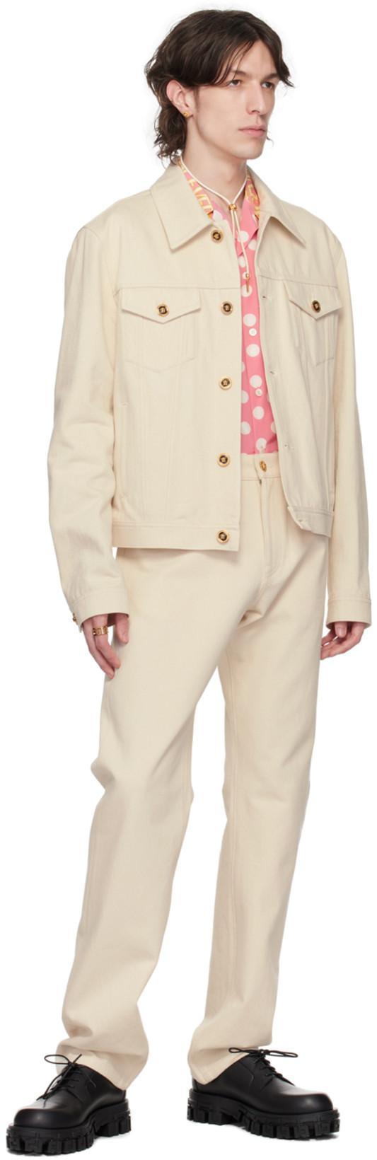 VERSACE Greca Engraved Ring In Gold