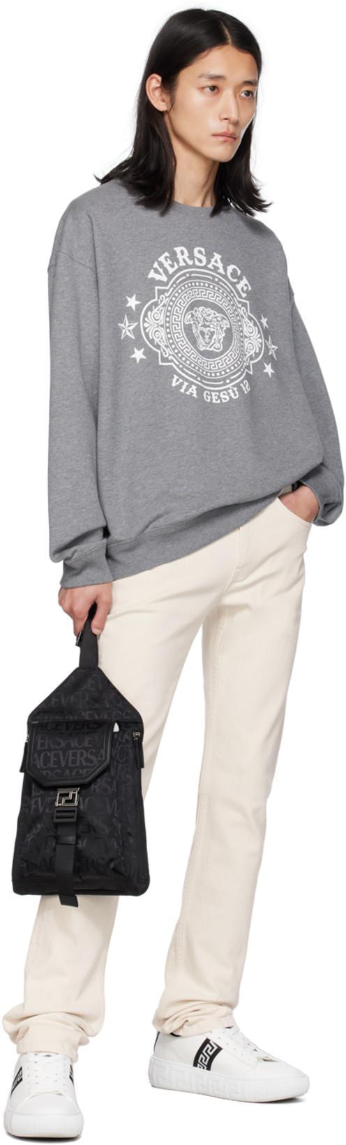 VERSACE Greca Low-top Sneakers In White