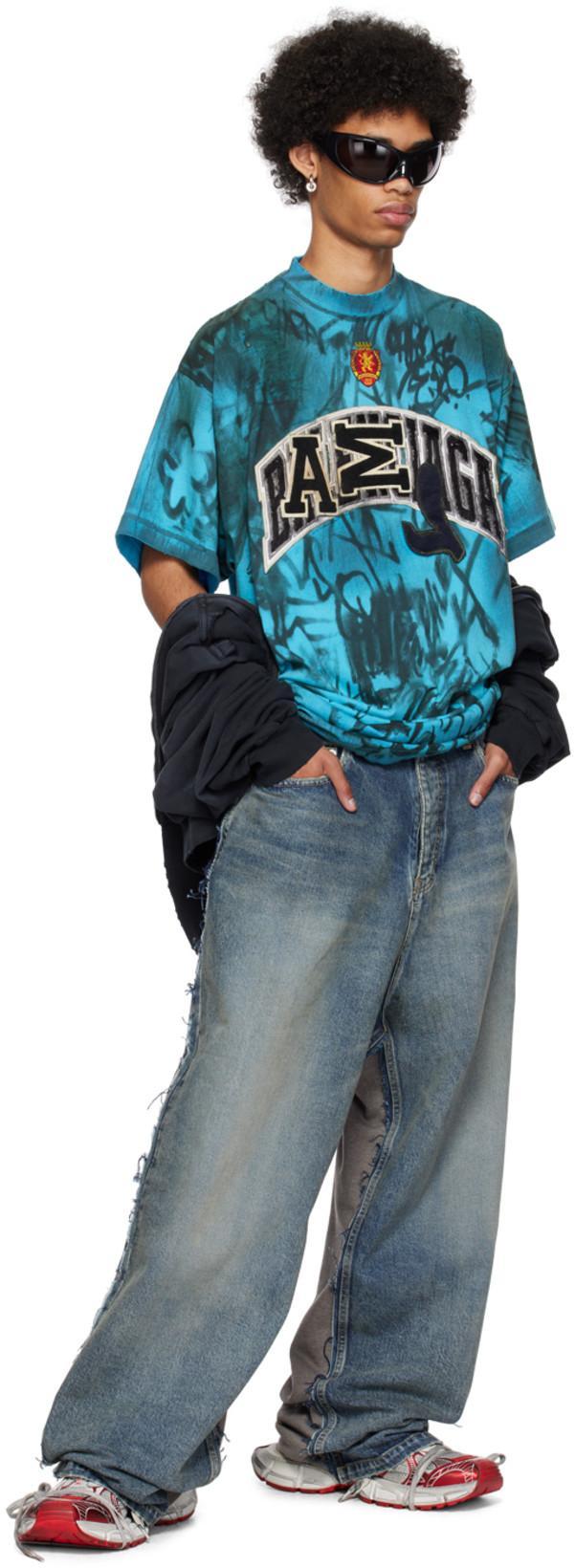 BALENCIAGA 3xl Distressed Mesh And Rubber Sneakers In White