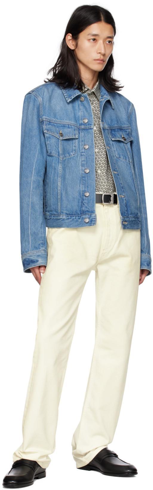 FERRAGAMO Black Gancini Casual Business Shoes