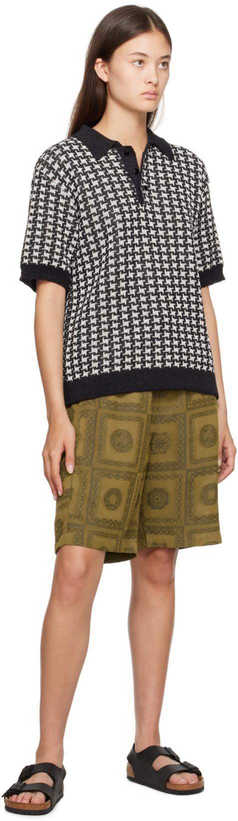NEEDLES Khaki Graphic Shorts In A-olive
