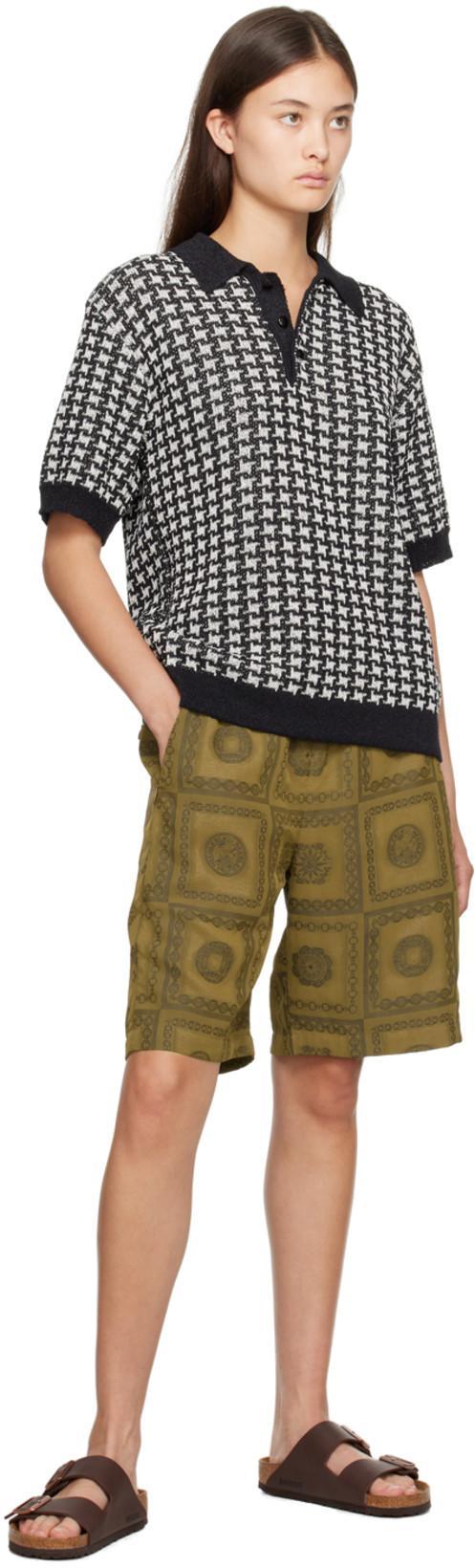 NEEDLES Khaki Graphic Shorts In A-olive