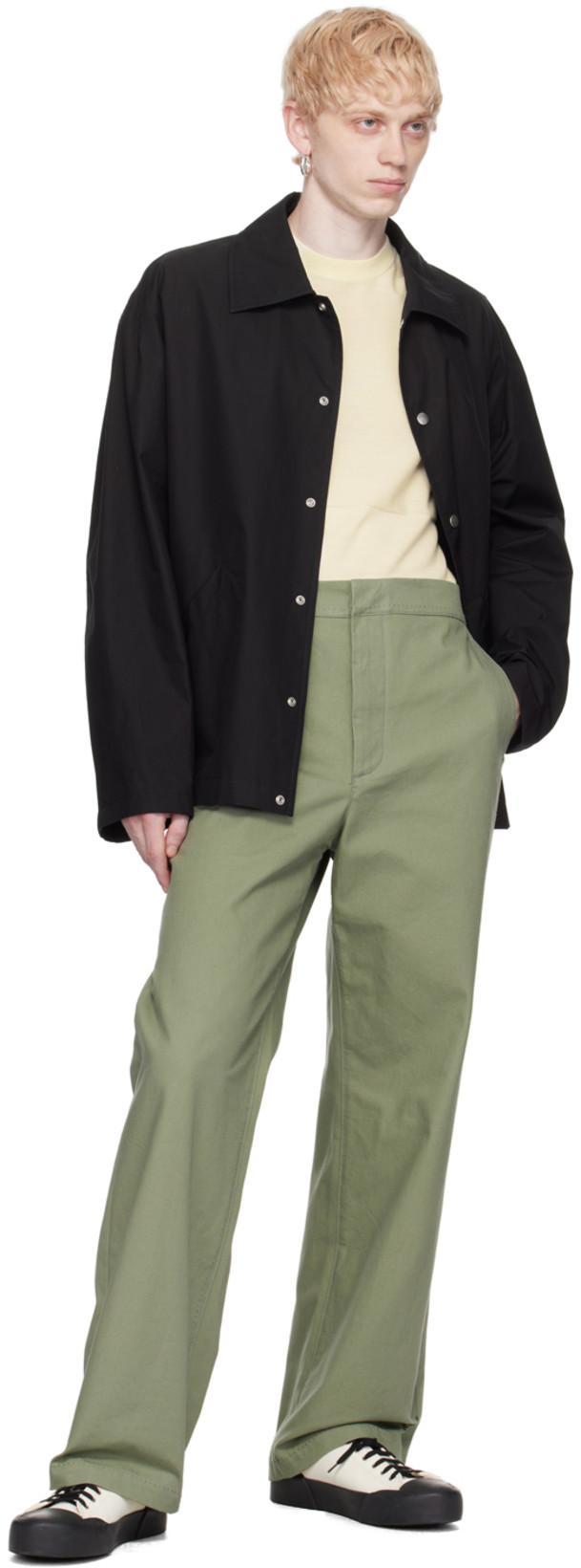 JIL SANDER Black Virgin Wool Felt Shirt Jacket