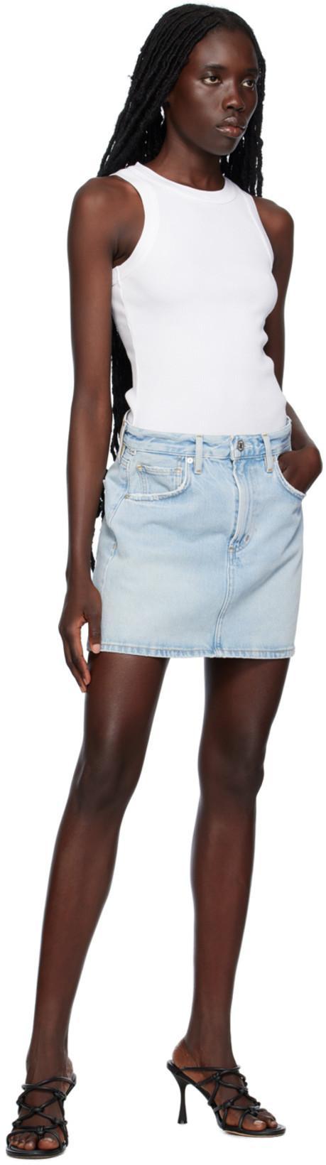 CITIZEN OF HUMANITY Citizens Of Humanity Isabel Rib Tank In White