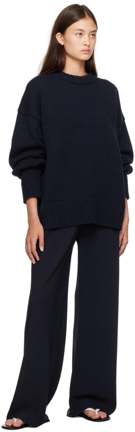 THE ROW Round Head Flat-bottom Flip Flops In Black