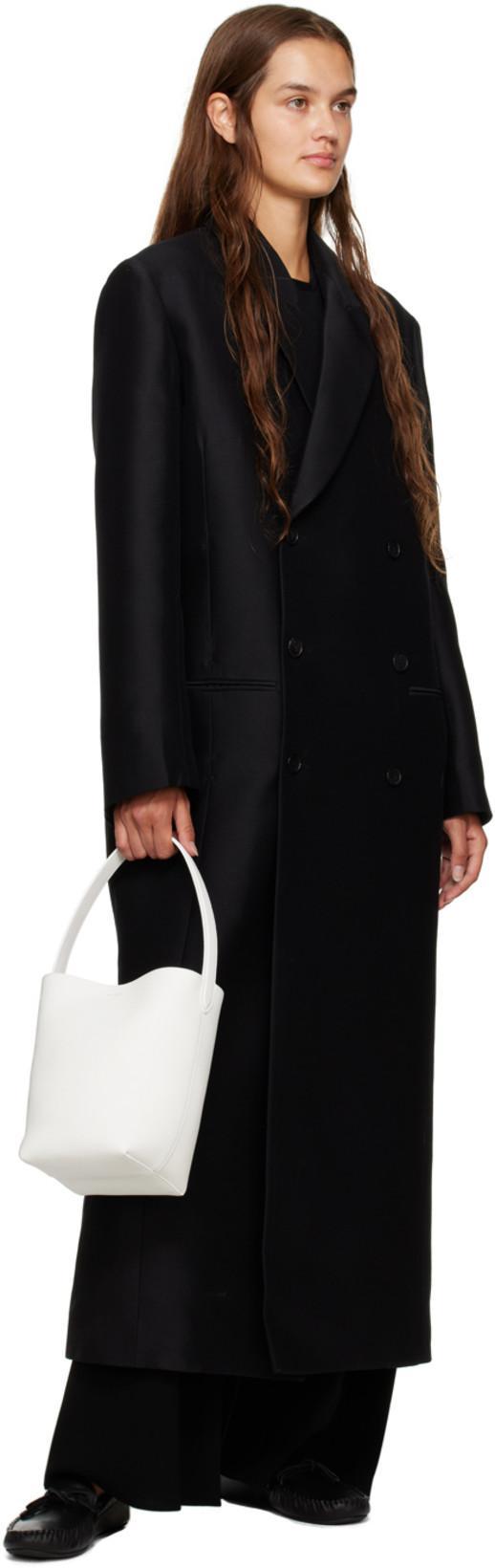 THE ROW Gala High-rise Wide-leg Cady Pants In Black