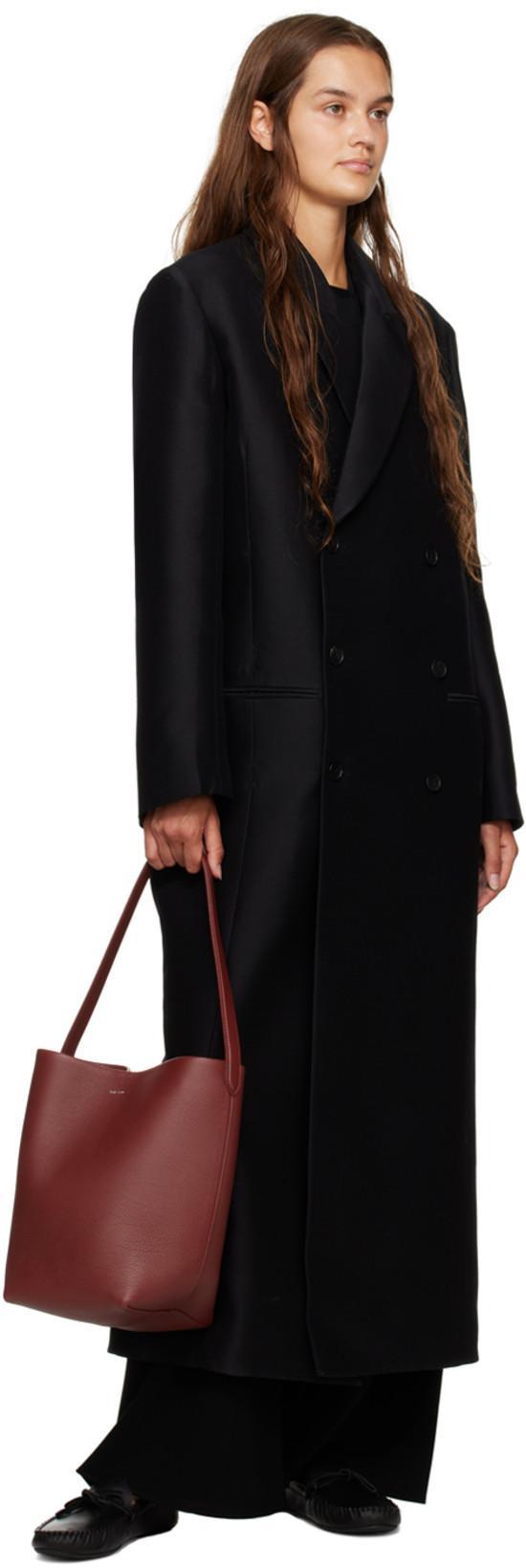 THE ROW Gala High-rise Wide-leg Cady Pants In Black