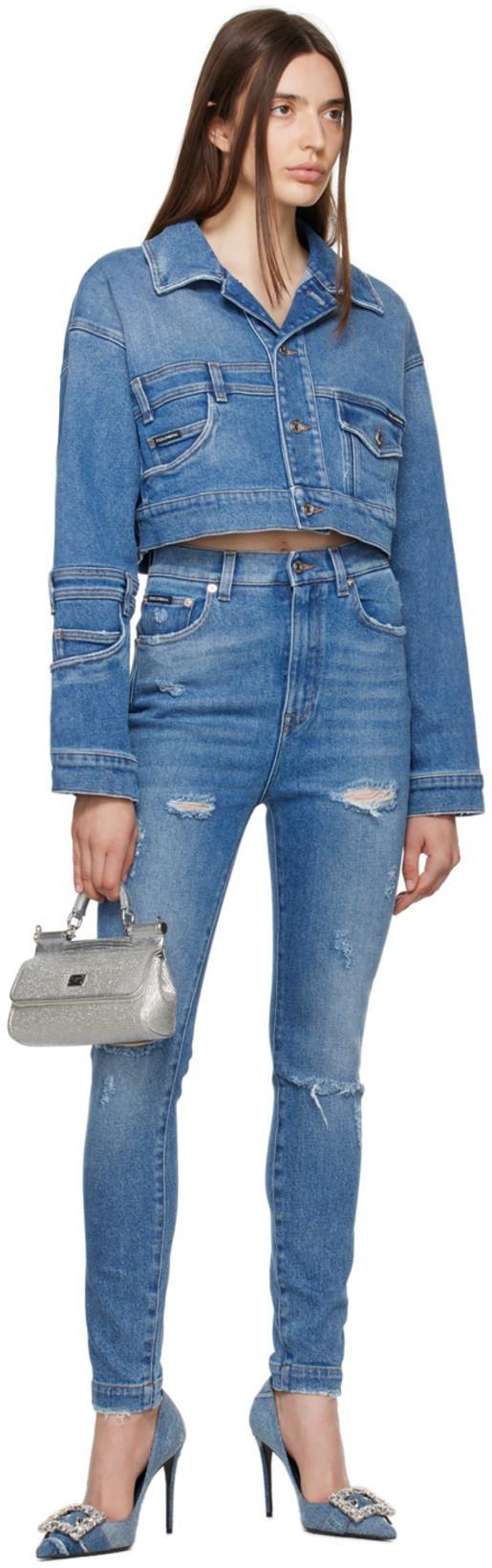 DOLCE & GABBANA Denim Jacket In Variante Abbinata