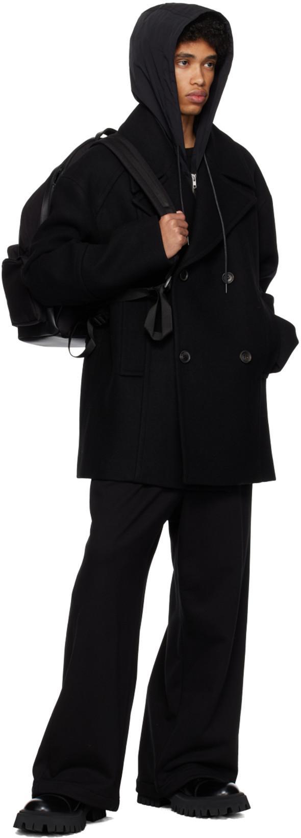 BALENCIAGA Tractor Bootie L20 Leather Boots In Black