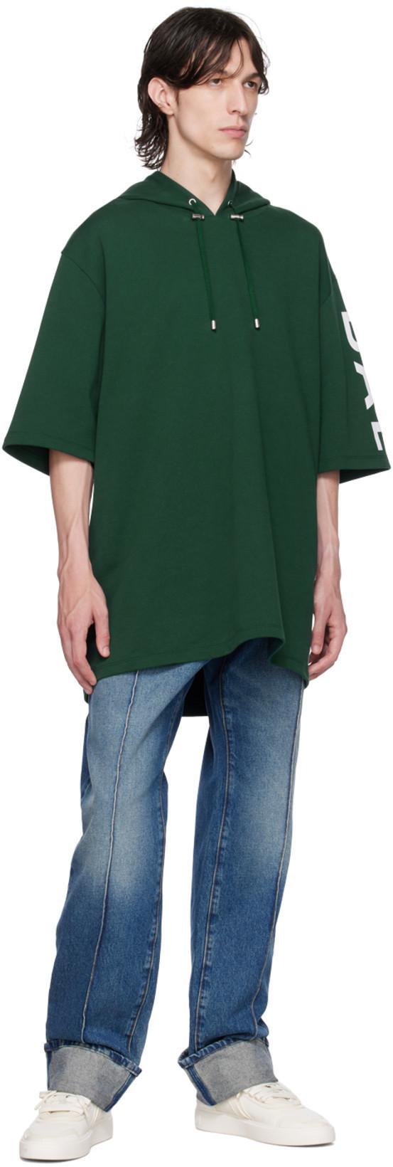 BALMAIN Blue Straight Jeans In Vintage Blue Wash